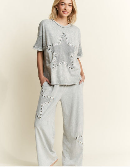 Mesh Star Pants