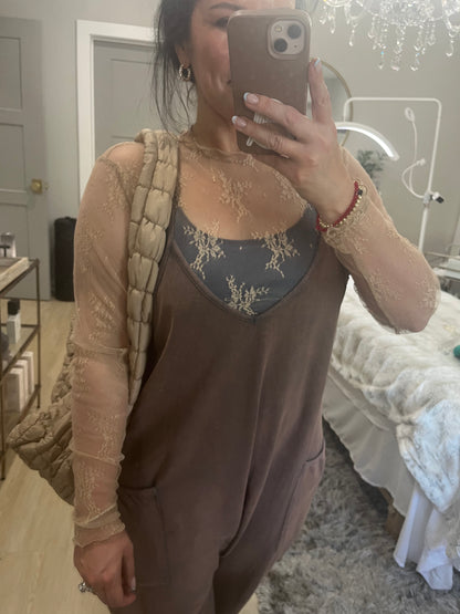 Sheer Lace Top