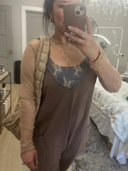 Sheer Lace Top