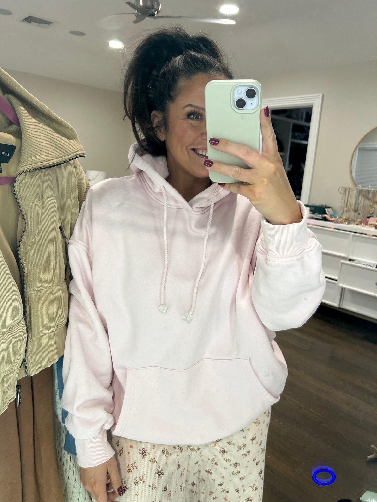 Perfectly Pink Sunset Coconut Hoodie