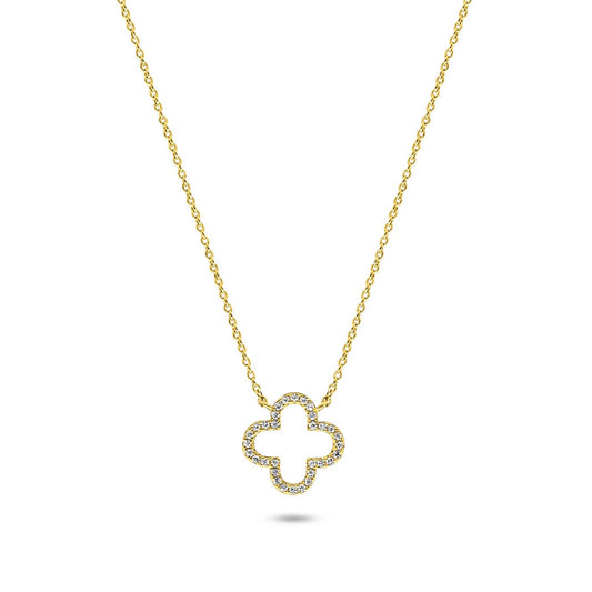 Pavé Clover Necklace