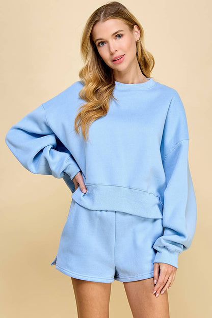 Dropped Shoulder Sweatshirt