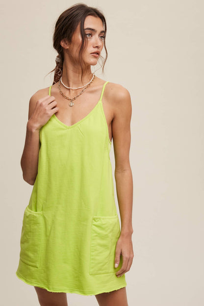 Relaxed Tank Dress with Built-In Romper Lining