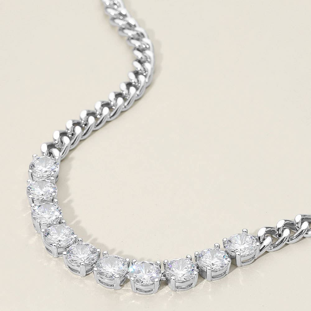 Bold & Brilliant 14K Gold Plated Necklace