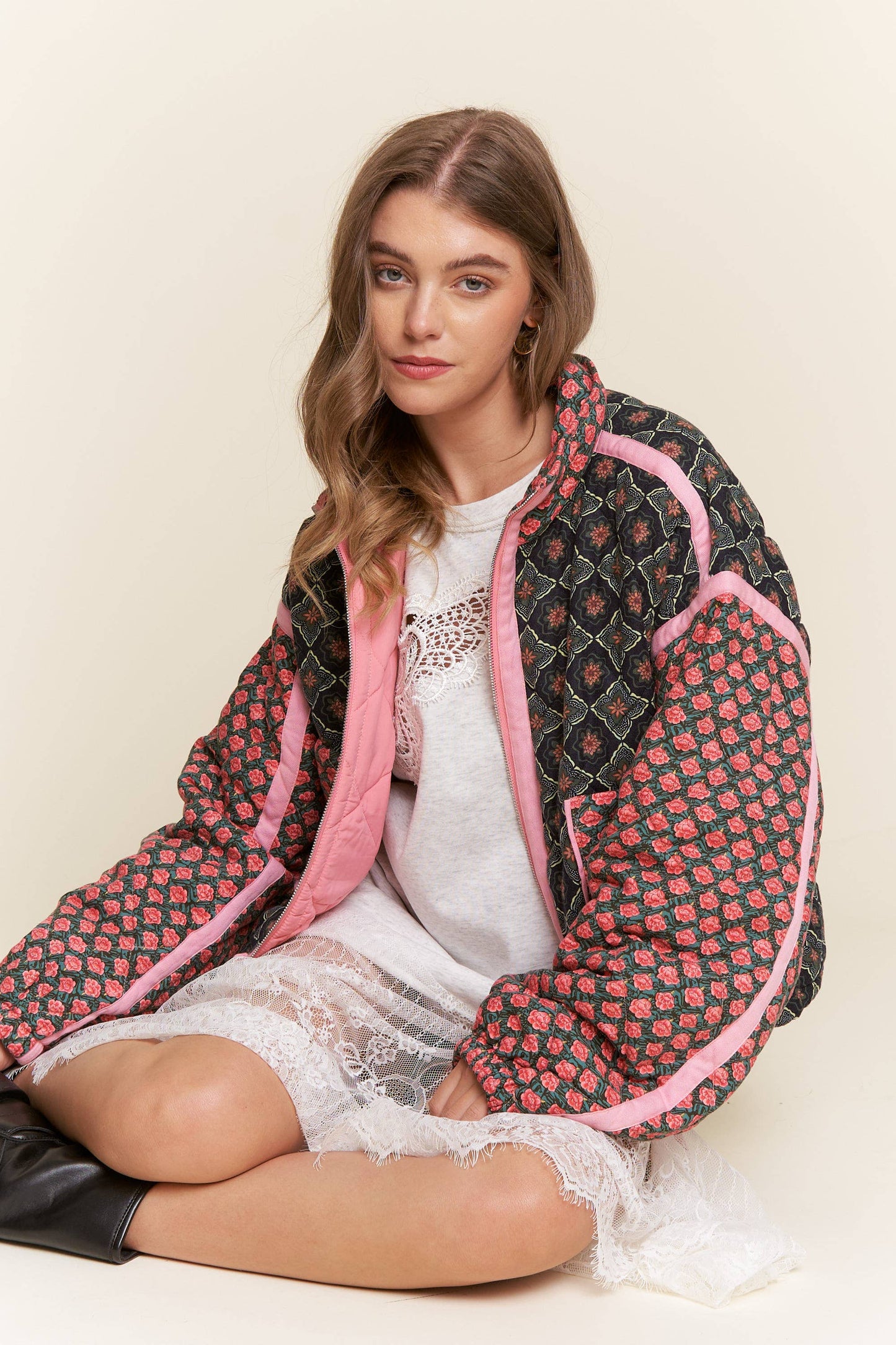 Floral Padded Jacket