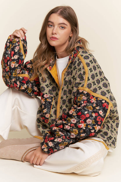 Floral Padded Jacket