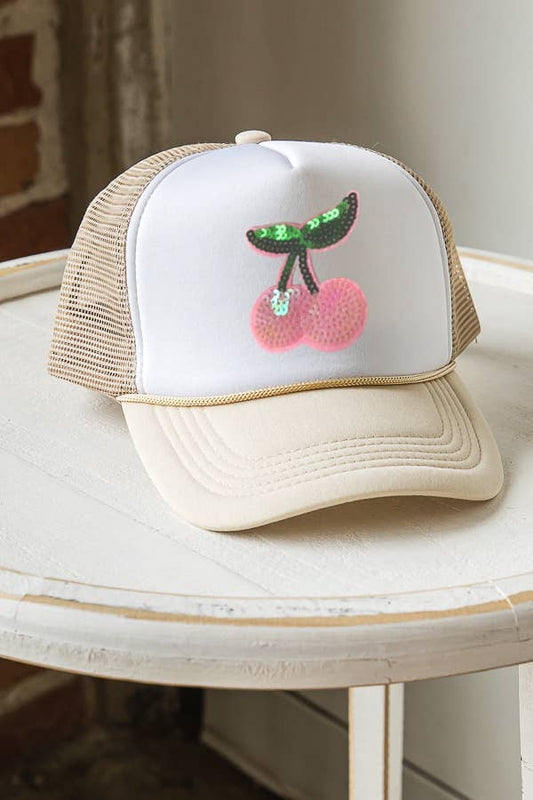 Cherry Patch Summer Trucker Hat