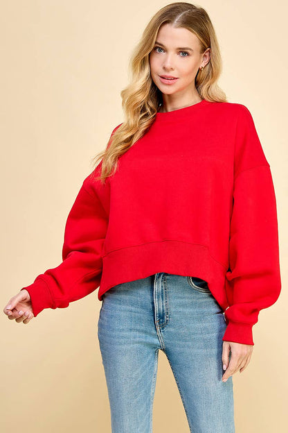 Dropped Shoulder Sweatshirt