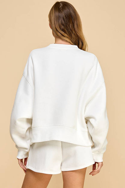 Dropped Shoulder Sweatshirt