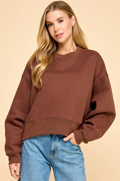 Dropped Shoulder Sweatshirt