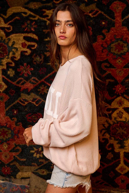 'NASHIVILLE' Oversize Graphic Sweatshirt